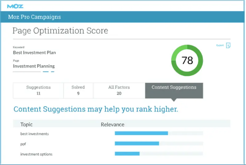 page Optimization